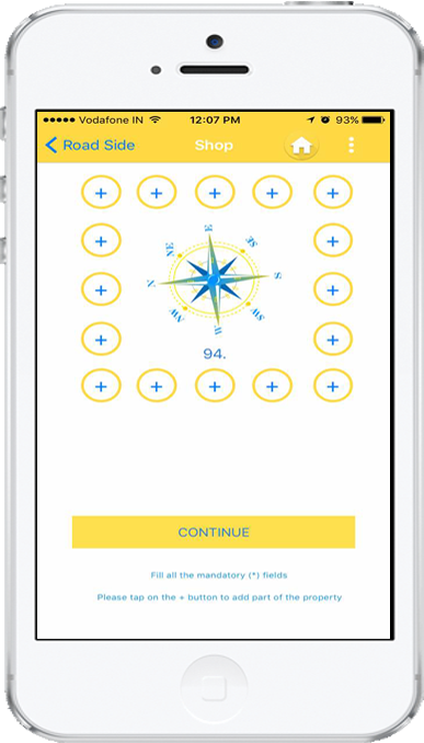 property layout screen
